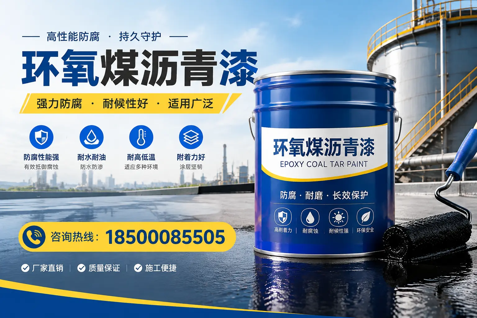 环氧煤沥青漆的储存与运输注意事项,桥西企业须知
